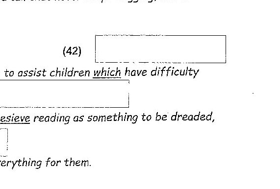 Empty box for answer
