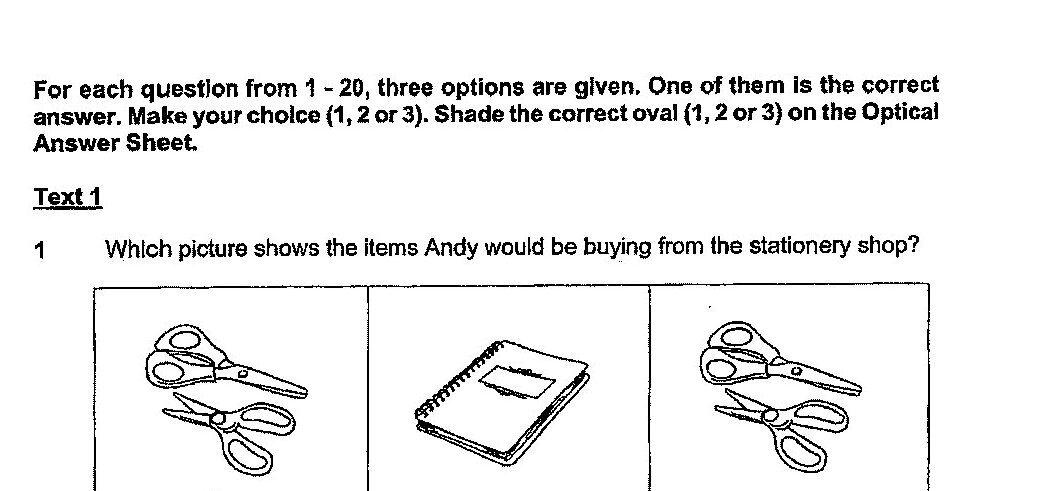 Task instruction box at top of page