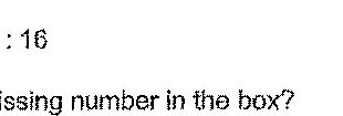 A proportion equation: 3 : 12 = [box with ?] : 18
