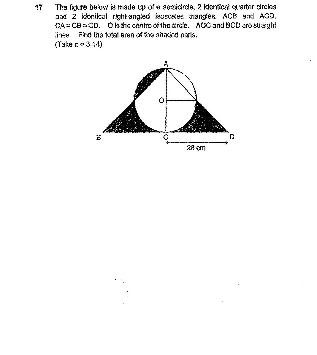 Diagram for question 17