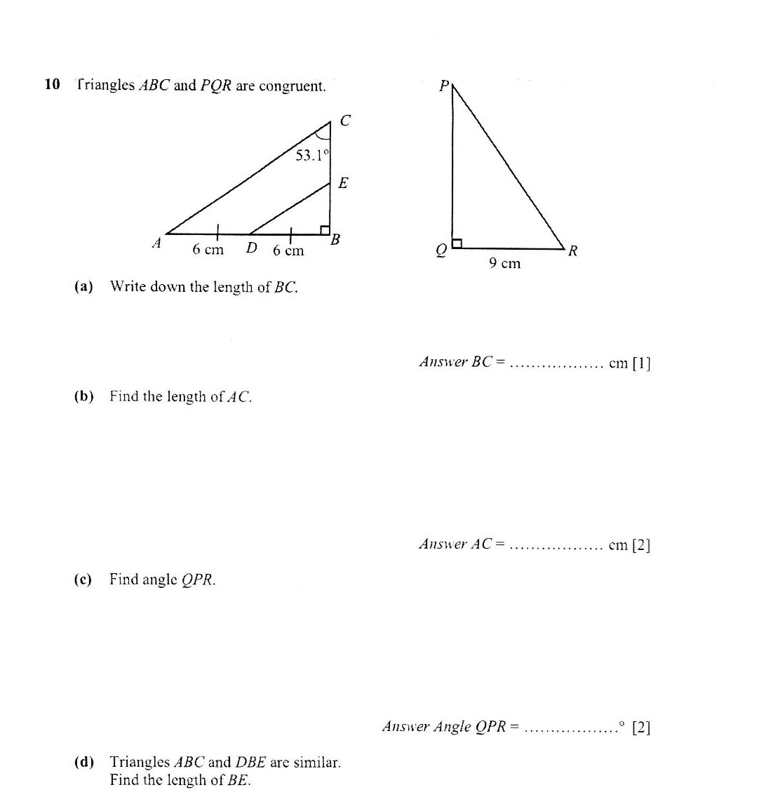 Same diagrams as in part (a)