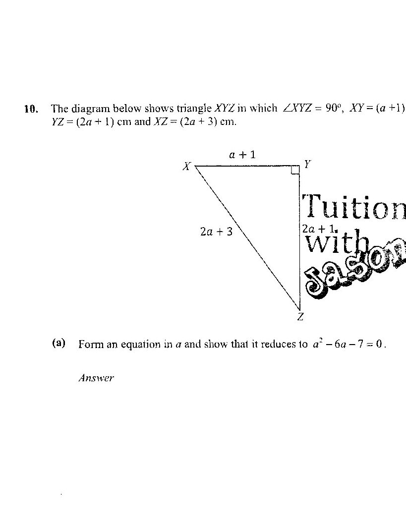 Diagram for question 10b