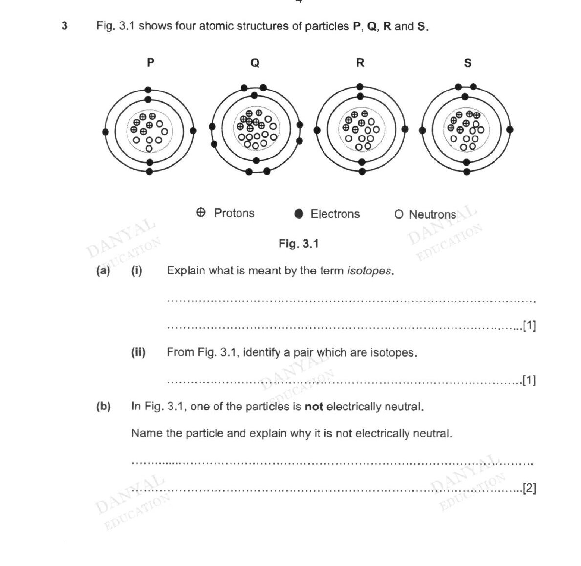 Diagram for question 3(a)(i)